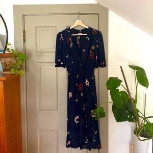 Reformation Anja Dress in Botany, size S